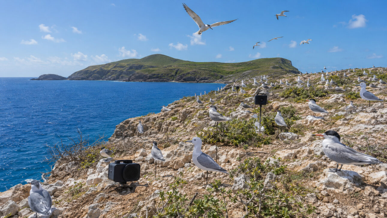 Fake birds, mirrors, and recorded sound became the most creative restoration weapon