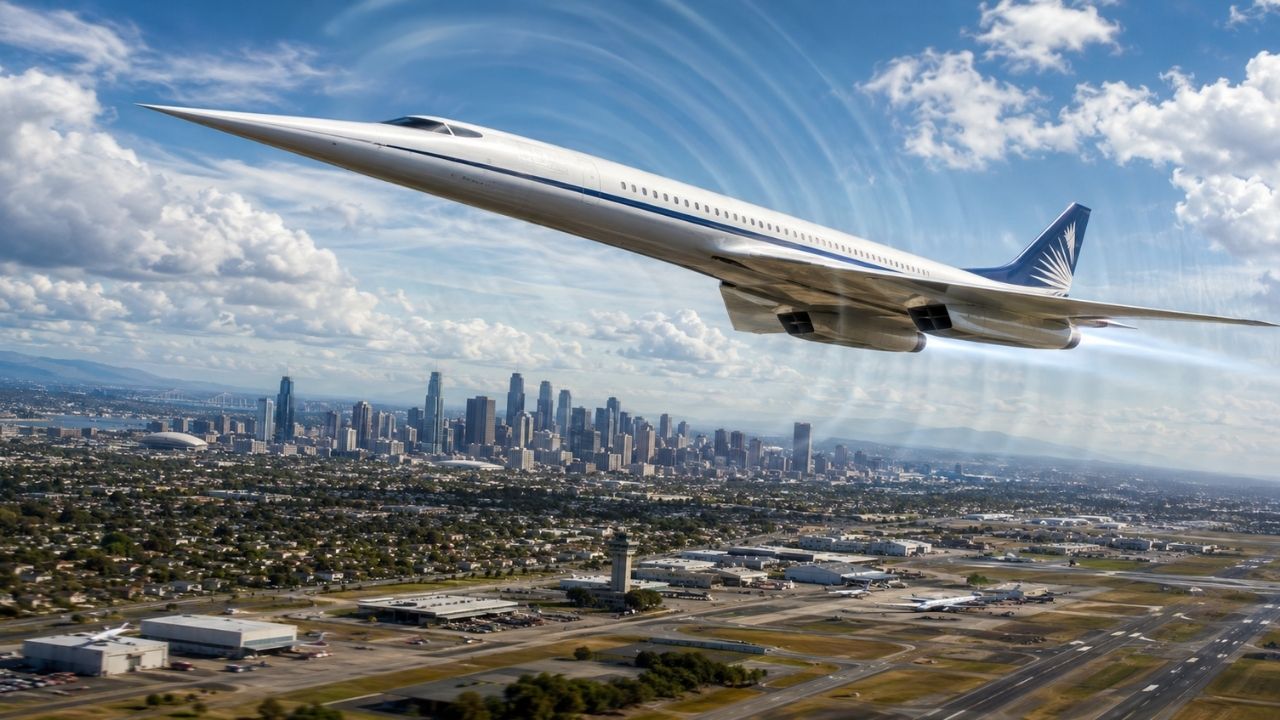 Depois de 53 anos, os EUA podem reabrir espaço para aviões supersônicos de passageiros sobre terra, mas a nova era Mach 1 depende de tecnologia silenciosa, limites de ruído (1)