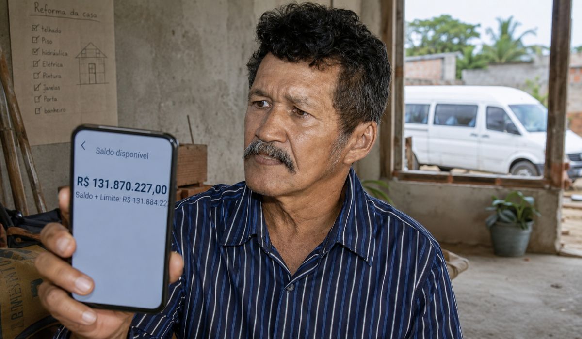 Motorista que devolveu R$ 131 milhões ao Bradesco pede recompensa na Justiça e diz que usaria valor para reformar casa e comprar van. (Imagem: Ilustrativa)