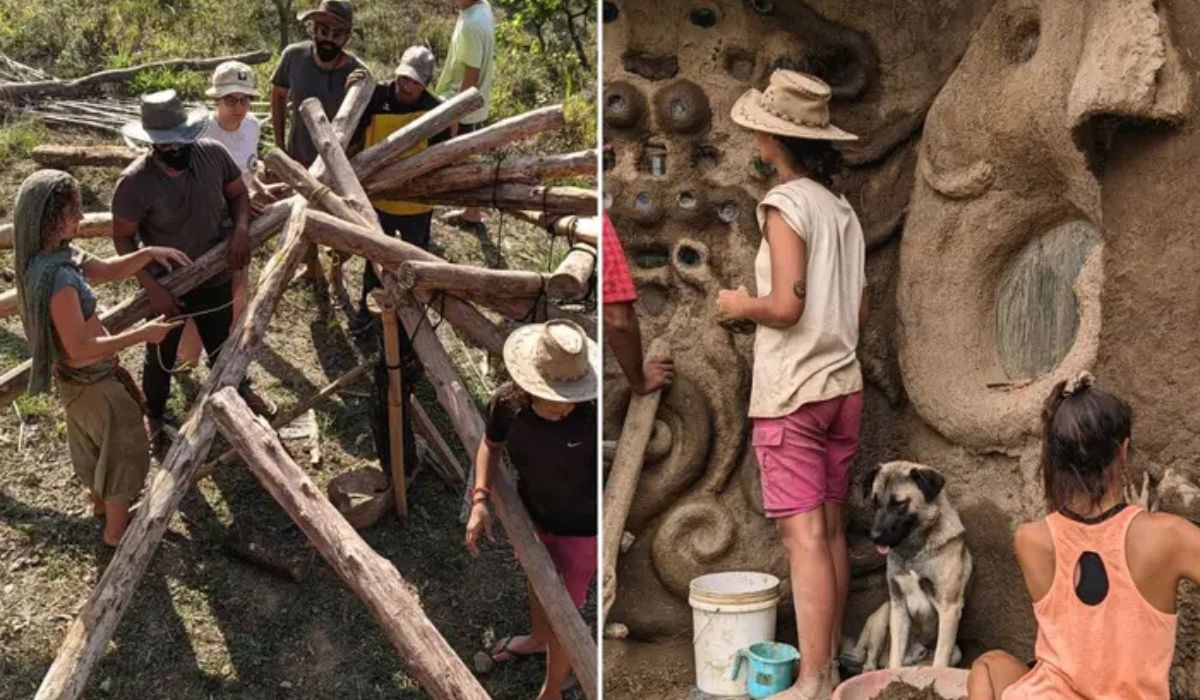 Os irmãos receberam ajuda de muitos voluntários depois de fazerem um chamado no Workaway. - Imagem: Atik Bheda