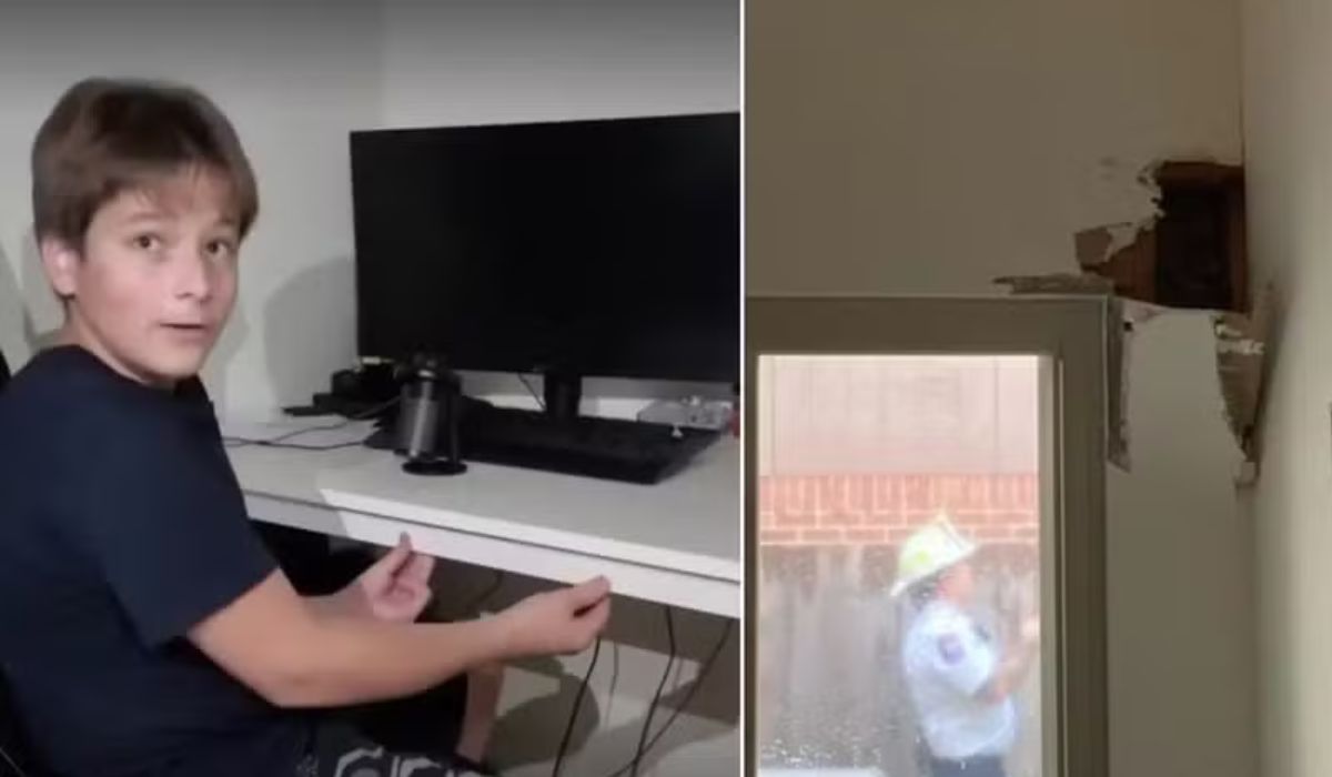 Vlad Skuridin was struck by lightning while playing video games in his room in Texas — Photo: Reproduction