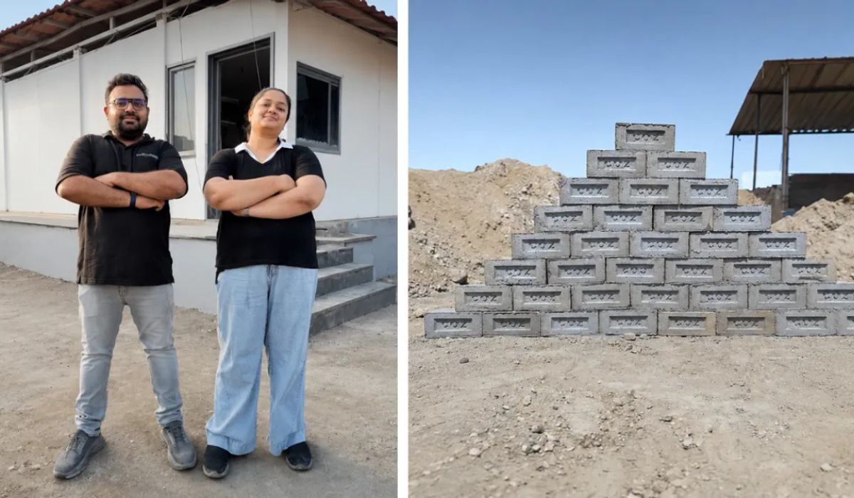 Quando o aumento das temperaturas e o acúmulo de resíduos industriais se tornaram impossíveis de ignorar, um casal de Gujarat encontrou uma maneira de enfrentar ambos com uma única solução. Foto: instagram/@gen.e_in