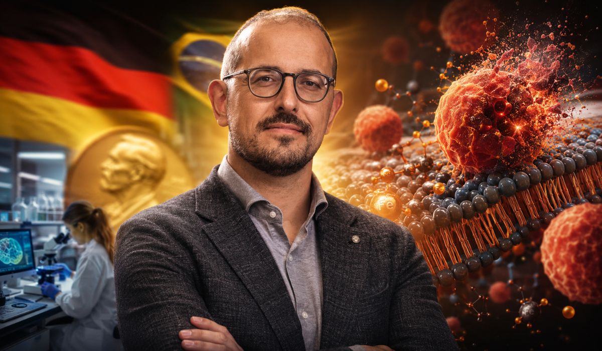 Cientista brasileiro é premiado na Alemanha por pesquisa sobre ferroptose, mecanismo que pode ajudar a combater tumores resistentes. (Imagem: Ilustrativa)