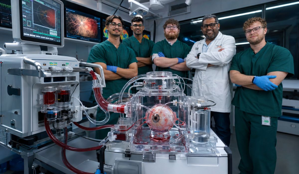 Cientistas criam uma máquina que mantém um olho humano vivo fora do corpo por horas e impulsiona pesquisas sobre transplante ocular. (Imagem: Ilustrativa)
