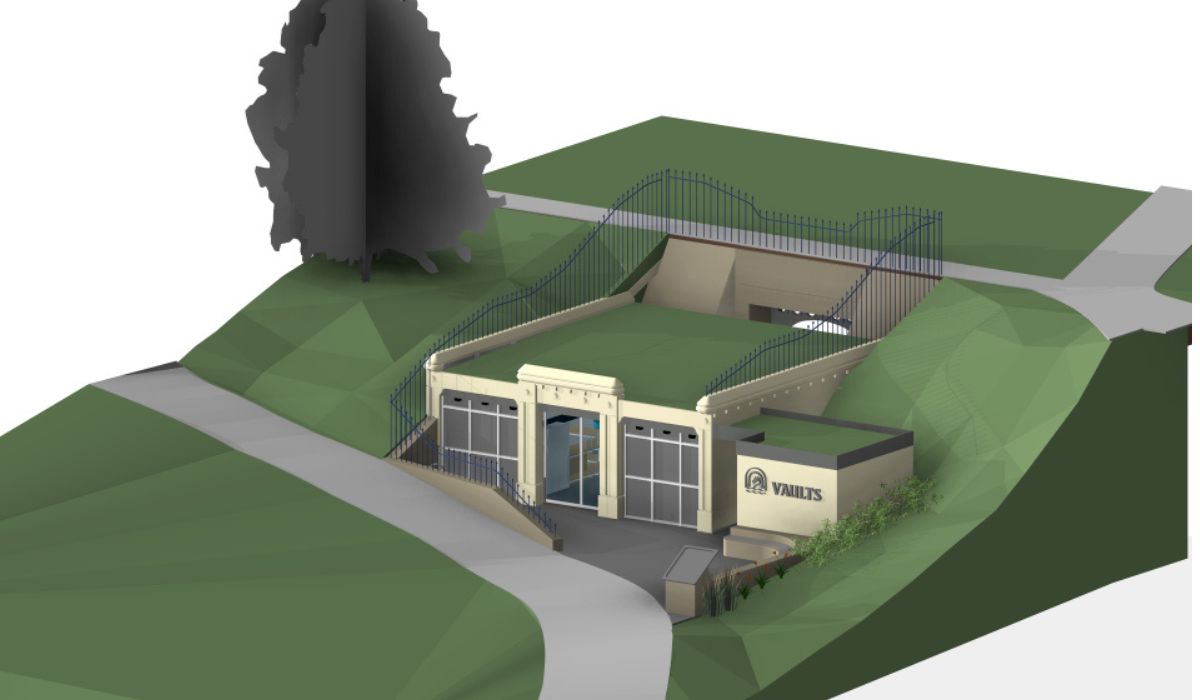 A equipe responsável pelo projeto deve solicitar a autorização de planejamento ainda este ano. Crédito: Llandudno Vaults PR