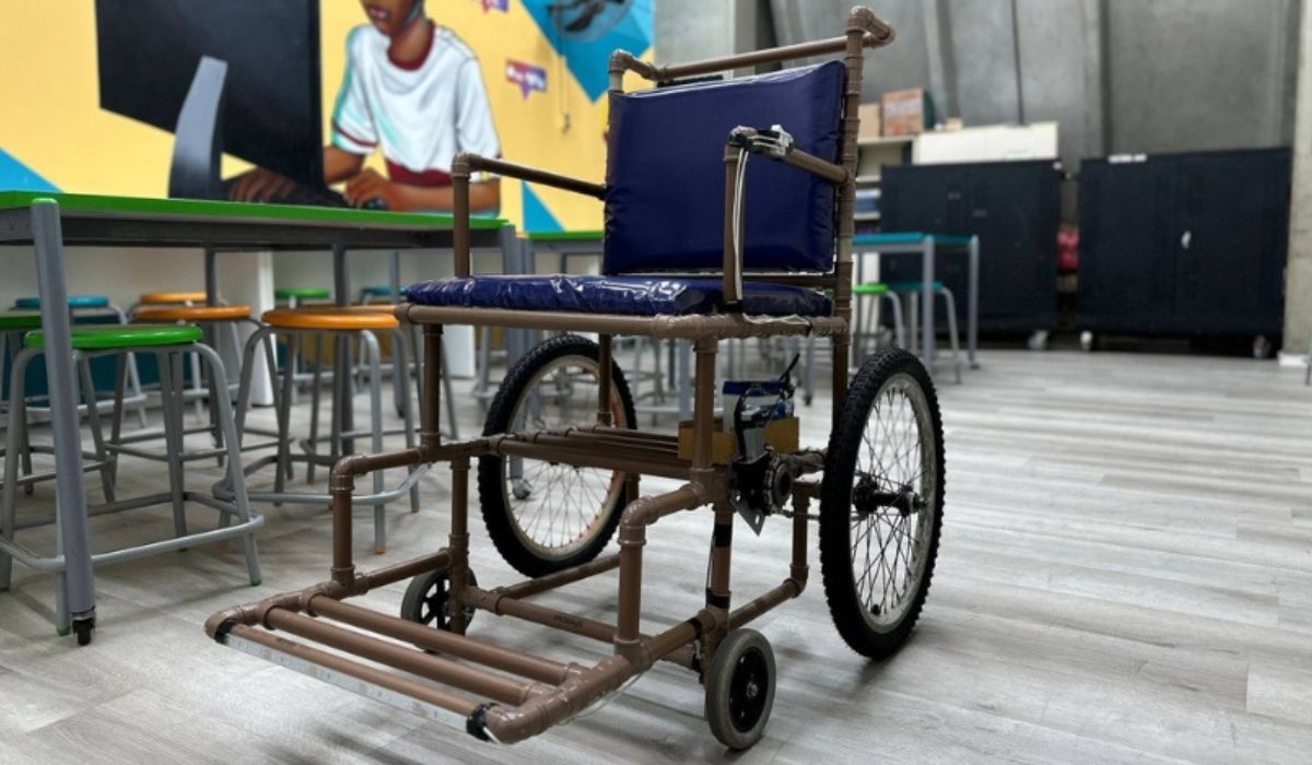 Smart and autonomous wheelchair using sustainable materials - Image: Disclosure/Municipal Government of São Paulo