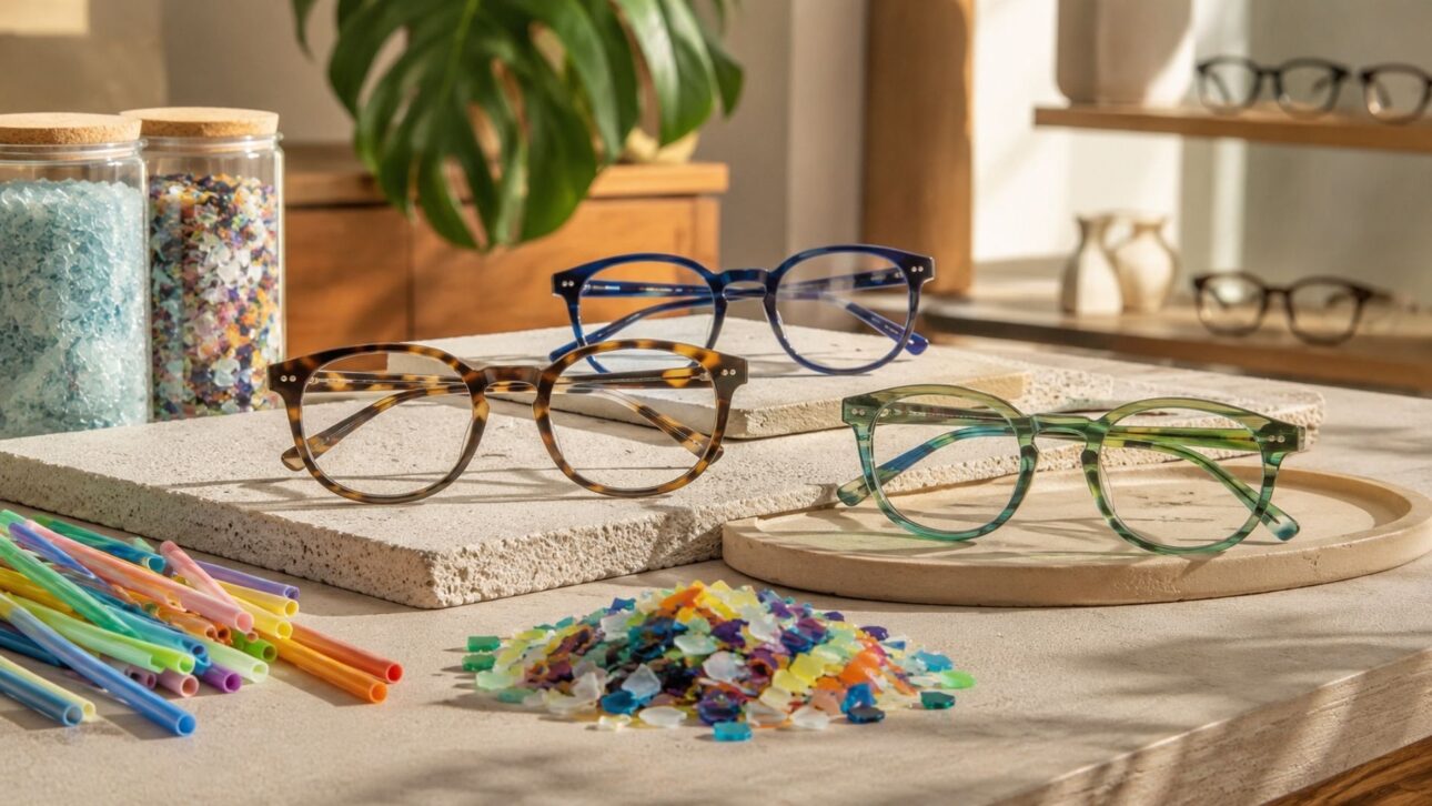 Created by design students from PUC-Rio, Zerezes makes glasses from recycled plastic with acetate and straws, becomes fashion, and earns R$ 55 million in Brazil.