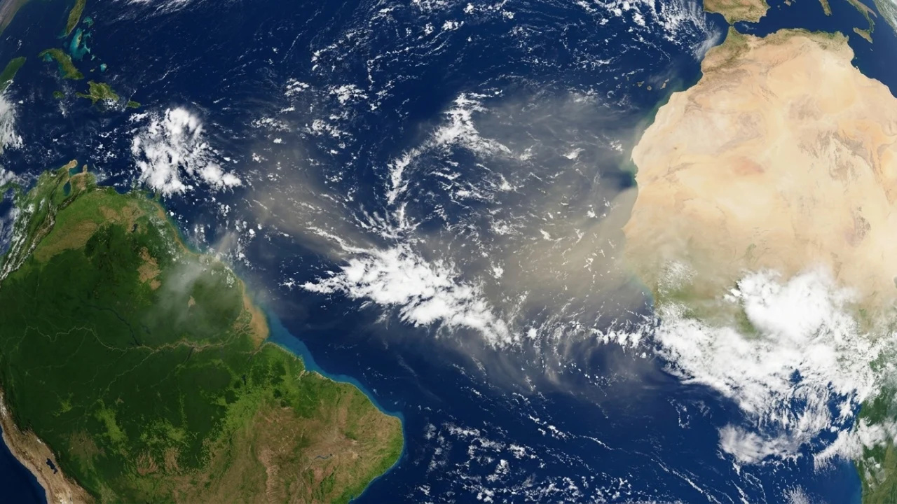 Polvo del Sahara cruza el Atlántico y alcanza la Amazonía