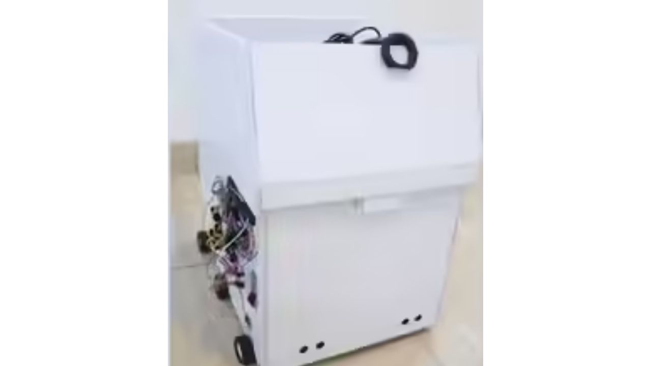 Lixeira inteligente TRASHbot usa inteligência artificial para reconhecer resíduos em escolas e tornar a reciclagem mais automática.