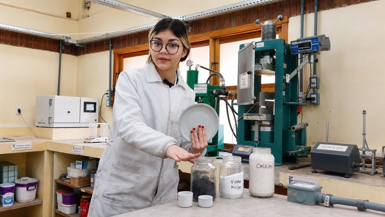 Estudante do Rio Grande do Sul transformou casca de arroz e vidro descartado em louça cerâmica com até 60% de resíduos na composição; o material sustentável teve (4)