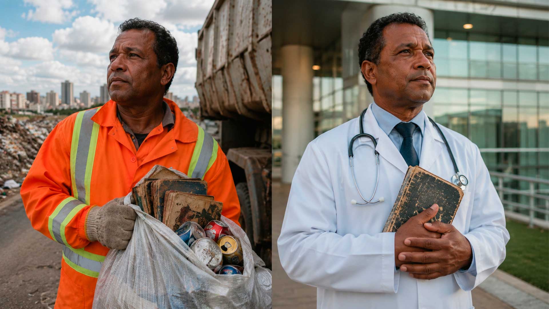 Ex-catador do DF que recolhia livros no lixo se formou em medicina após estudar com bolsa integral do Prouni e trabalhar como técnico de enfermagem