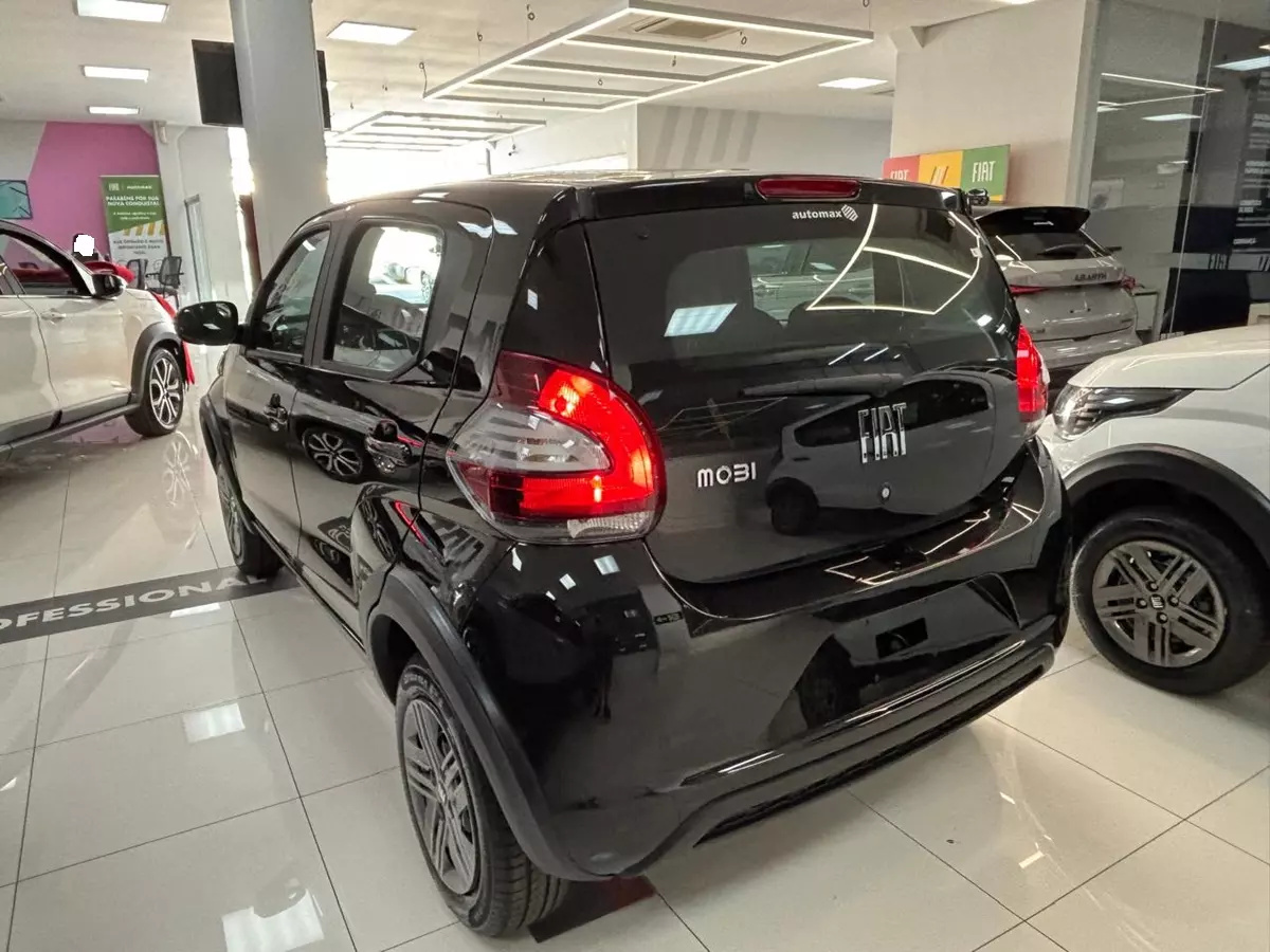 Fiat Mobi fica até R$ 2 mil mais caro, aproxima-se dos R$ 90 mil e mantém motor 1.0 Firefly de 75 cv, câmbio manual e controle de estabilidade.