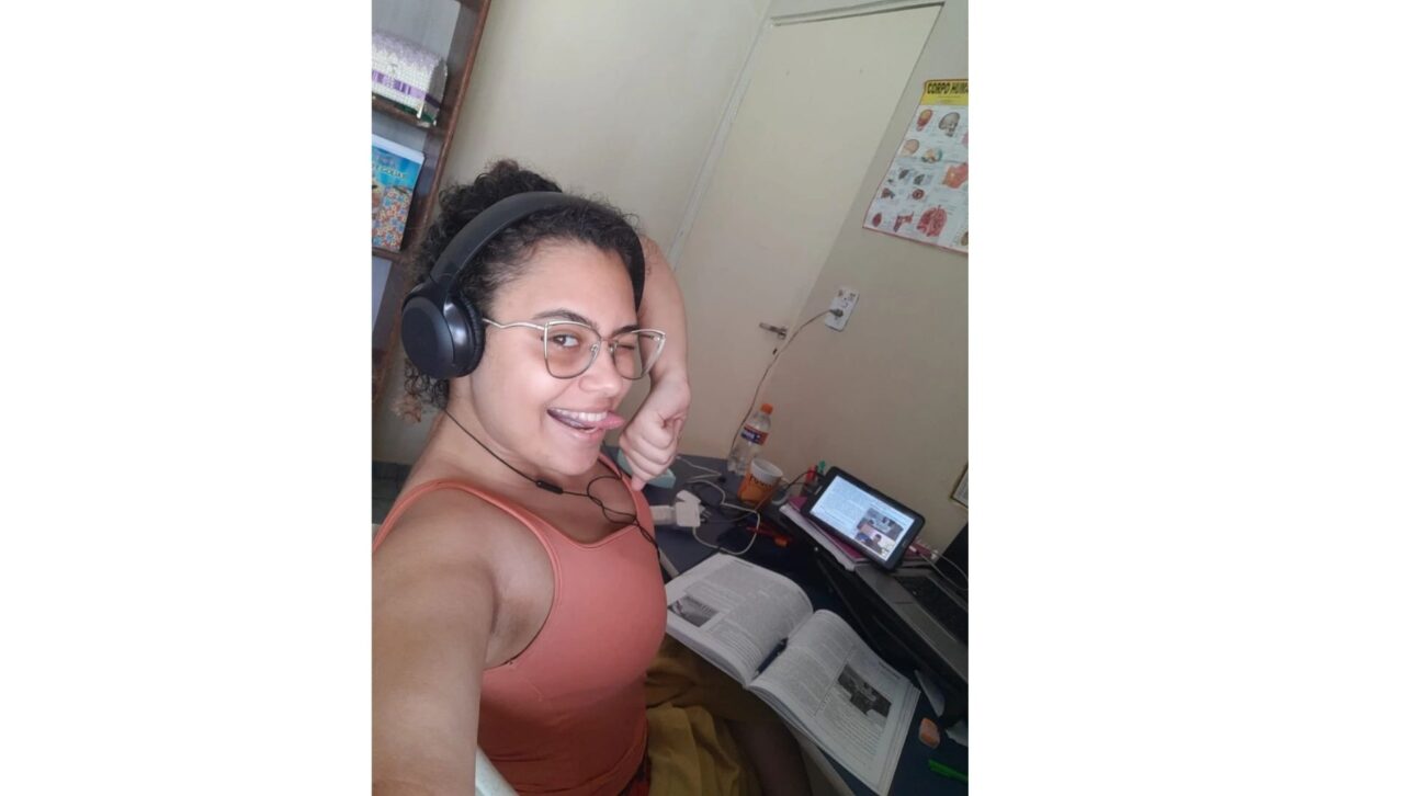 Entre as opções, a estudante escolheu a UnB e diz que pretende especializar-se em cardiologia - (crédito: arquivo pessoal)