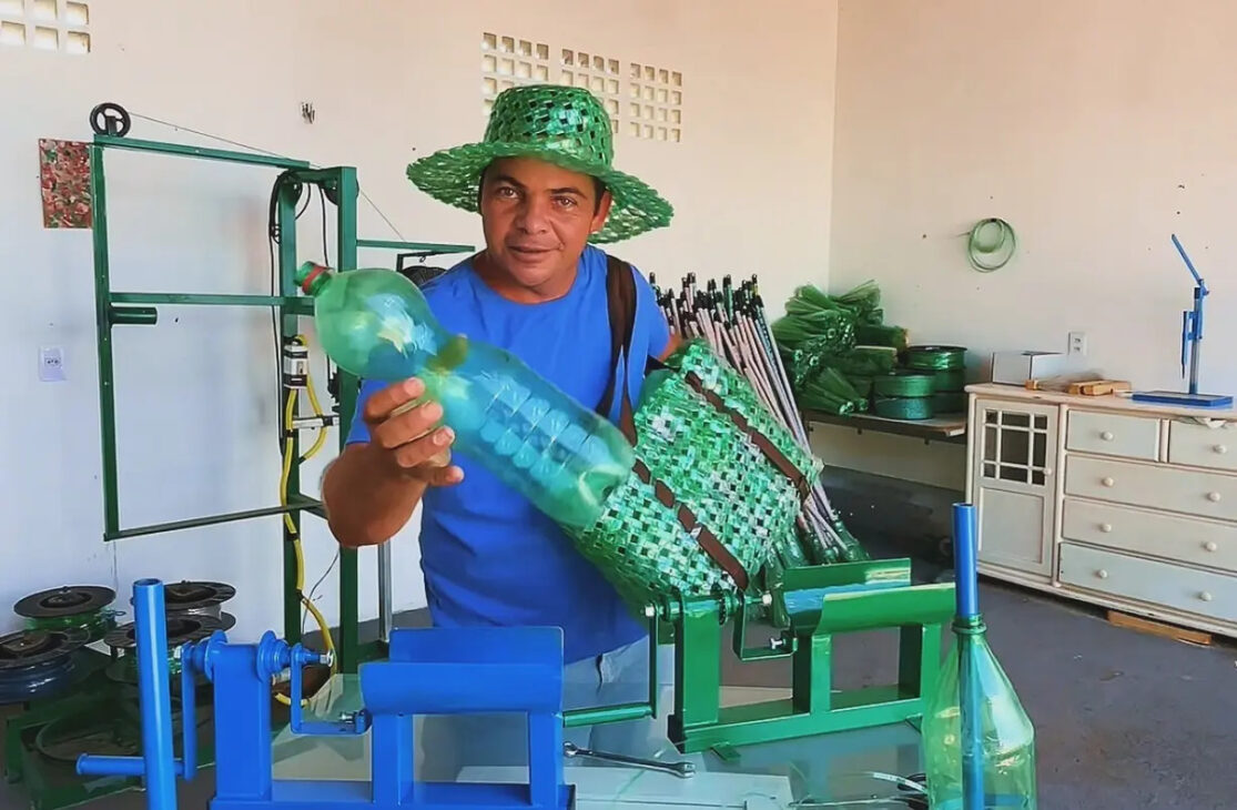 Giorggio Abrantes, gari brasileiro que construiu máquina de reciclagem | Foto:Reprodução/Instagram