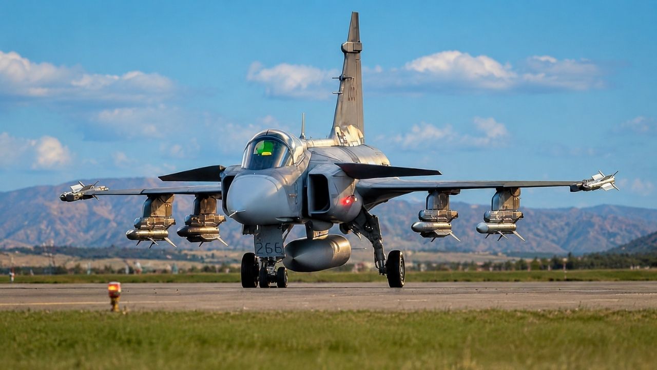 Gripen E, Gripen C/D e Ucrânia entram no plano da Força Aérea Ucraniana contra mísseis e drones até 2030.
