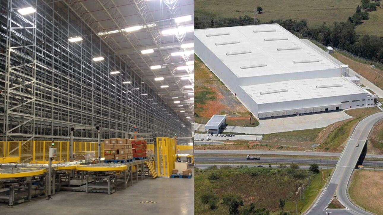 Conheça o hub logístico automatizado da Natura em Itupeva, com 90 mil posições, 13 transelevadores e capacidade para 3,6 milhões de caixas.