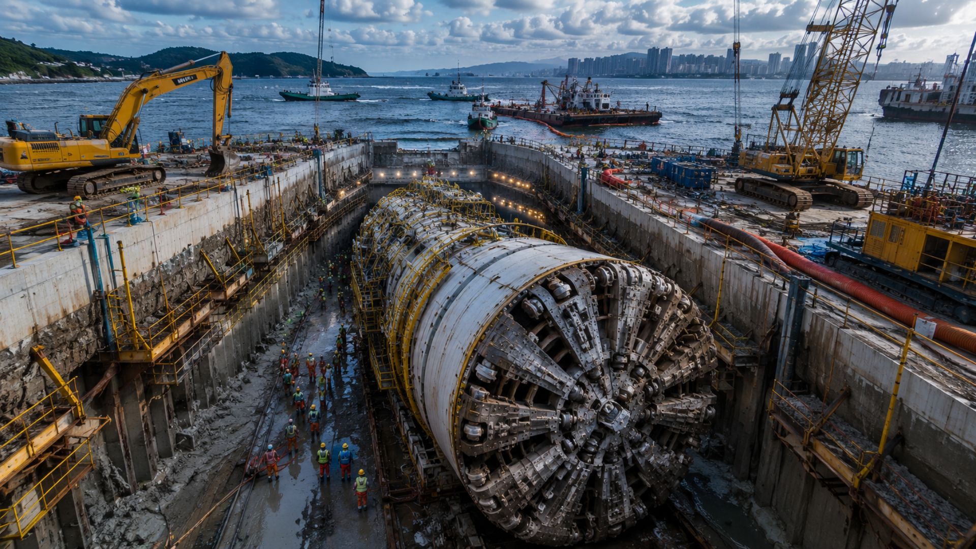 APS rescinde contrato de R$ 72,8 milhões investigado pelo MPF enquanto projeto do Túnel Santos-Guarujá avança com investimento de R$ 6,8 bilhões.
