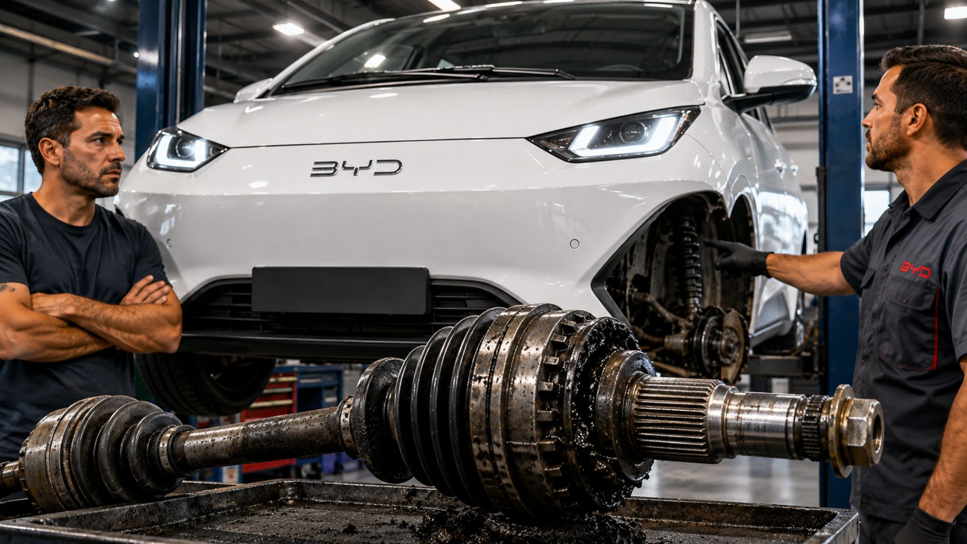 Caso de dono de BYD Dolphin Mini expõe disputa por garantia após falhas nos semieixos e reparos de mais de R$ 2,5 mil em Ponta Grossa.