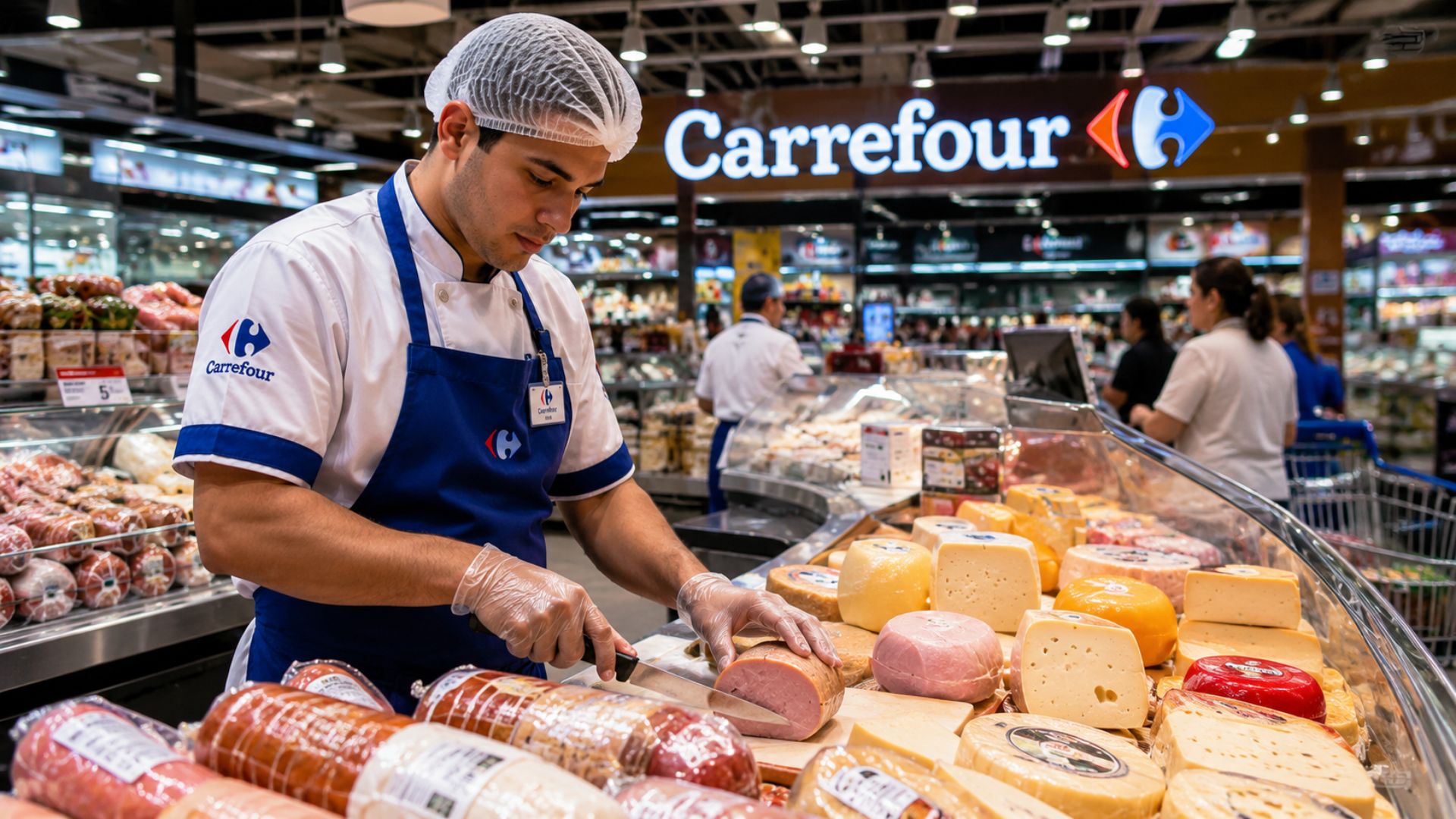 Veja quanto ganha um atendente de frios no Carrefour, Atacadão e supermercados, com salários, PLR, benefícios e variações por cidade.