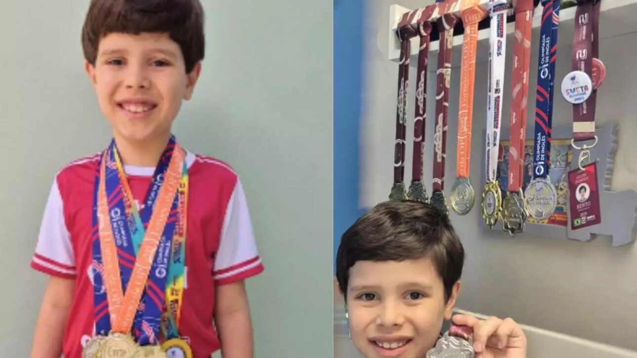 Menino superdotado de 8 anos, com QI 134 e mais de 15 medalhas, expõe desafios da inclusão escolar para altas habilidades no Brasil.
