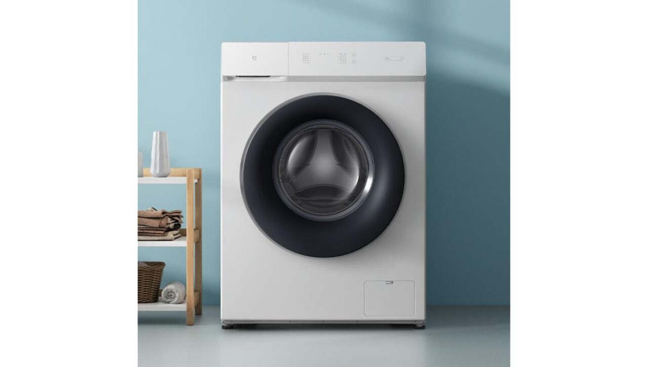 Lava e seca Xiaomi Mijia 8kg reúne design ultra-slim, vapor higiênico, secagem inteligente, 30+ programas e controle por app para casas.