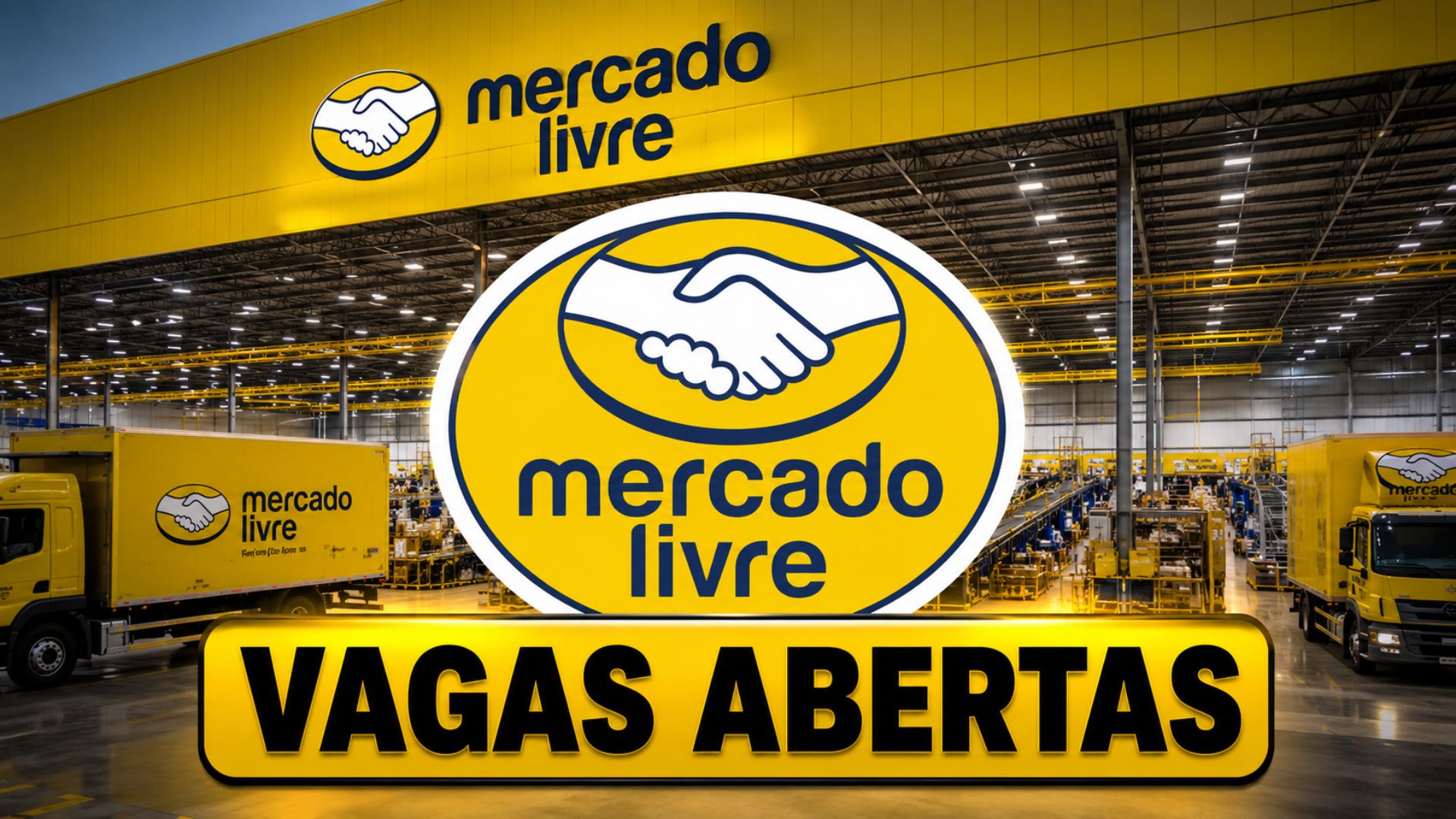 Mercado Livre abre 28,2 mil vagas em logística sem exigir experiência e oferece benefícios em meio à expansão da operação no Brasil.