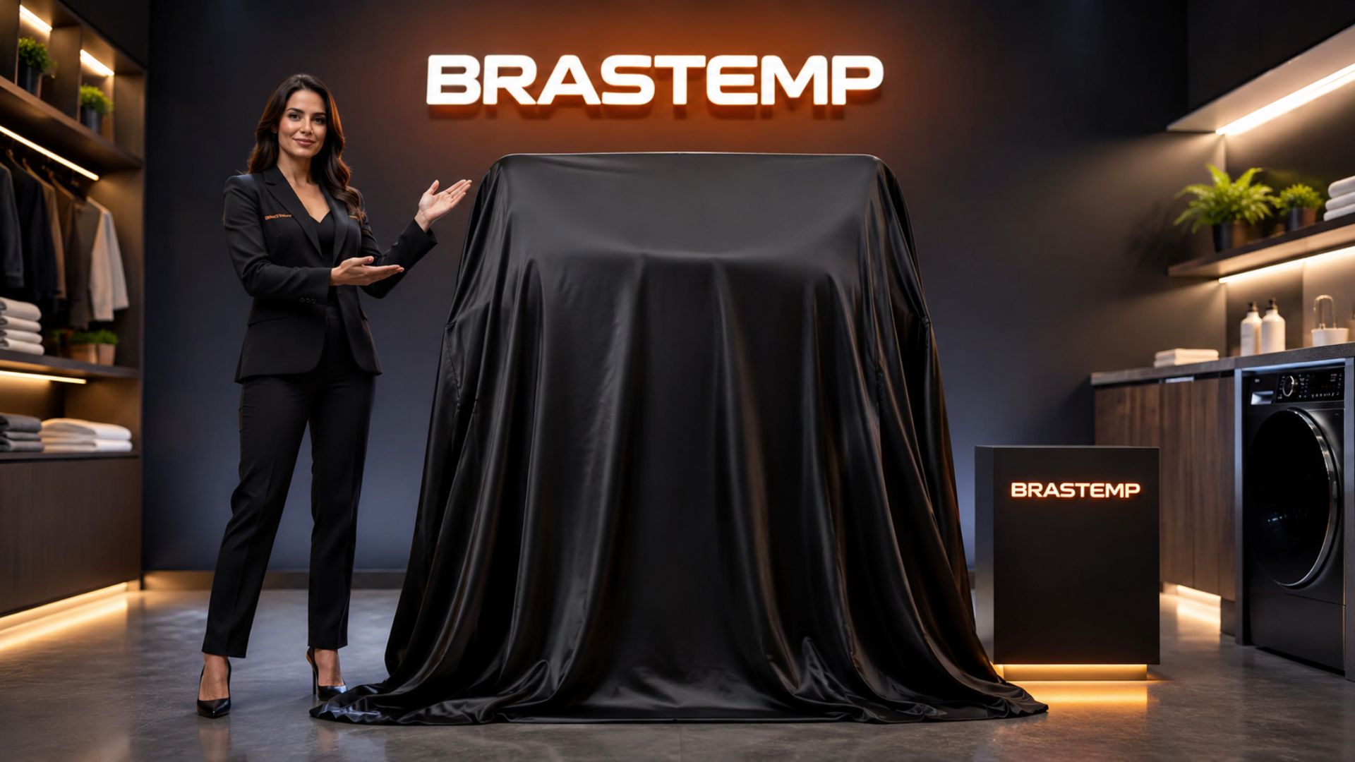 Nova Lava e Seca Brastemp BNQ14 usa ozônio, sensores e autodosagem para higienizar roupas, objetos e até celular sem água em ciclos smart.