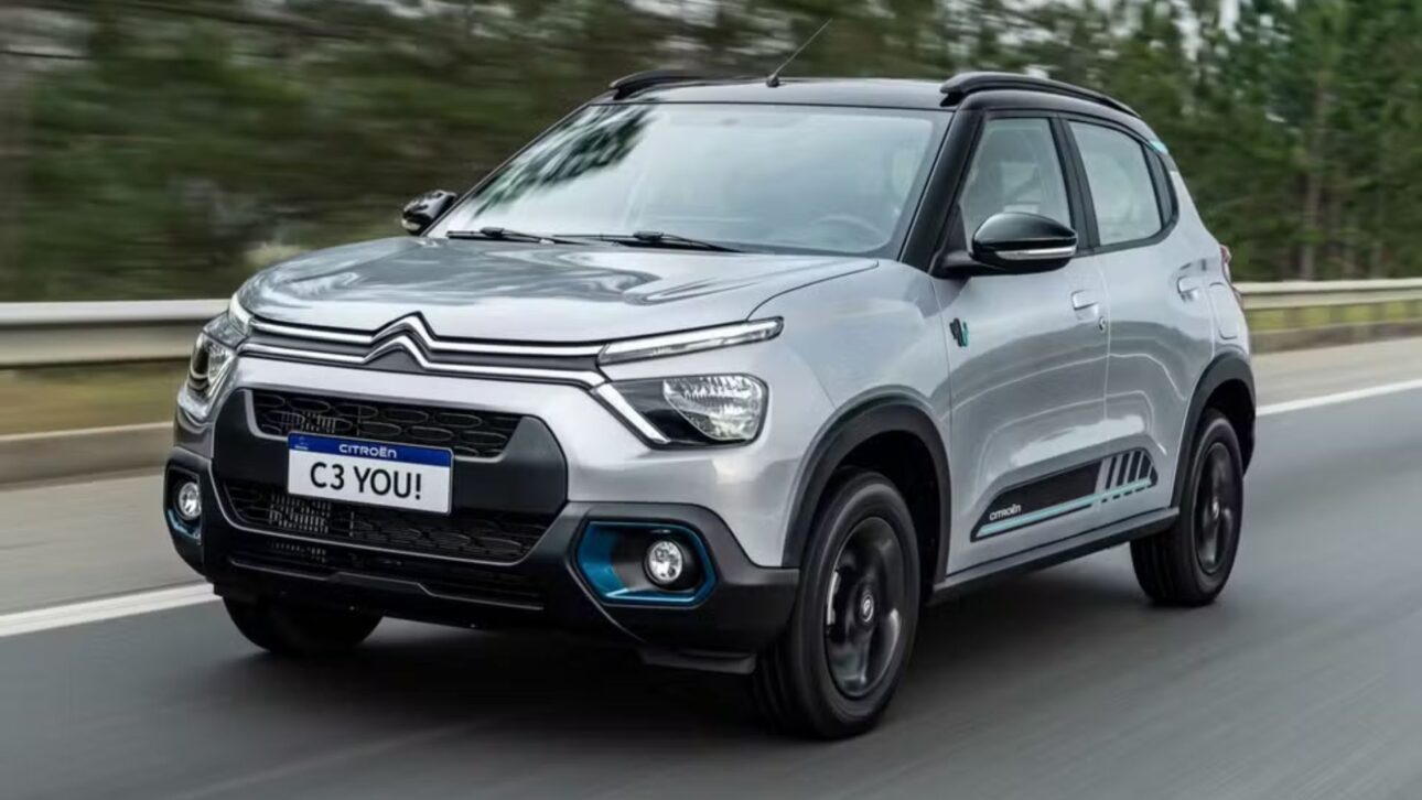 Conheça os carros manuais mais baratos do Brasil em 2026, com preços, motores, equipamentos e destaque para o Citroën C3.