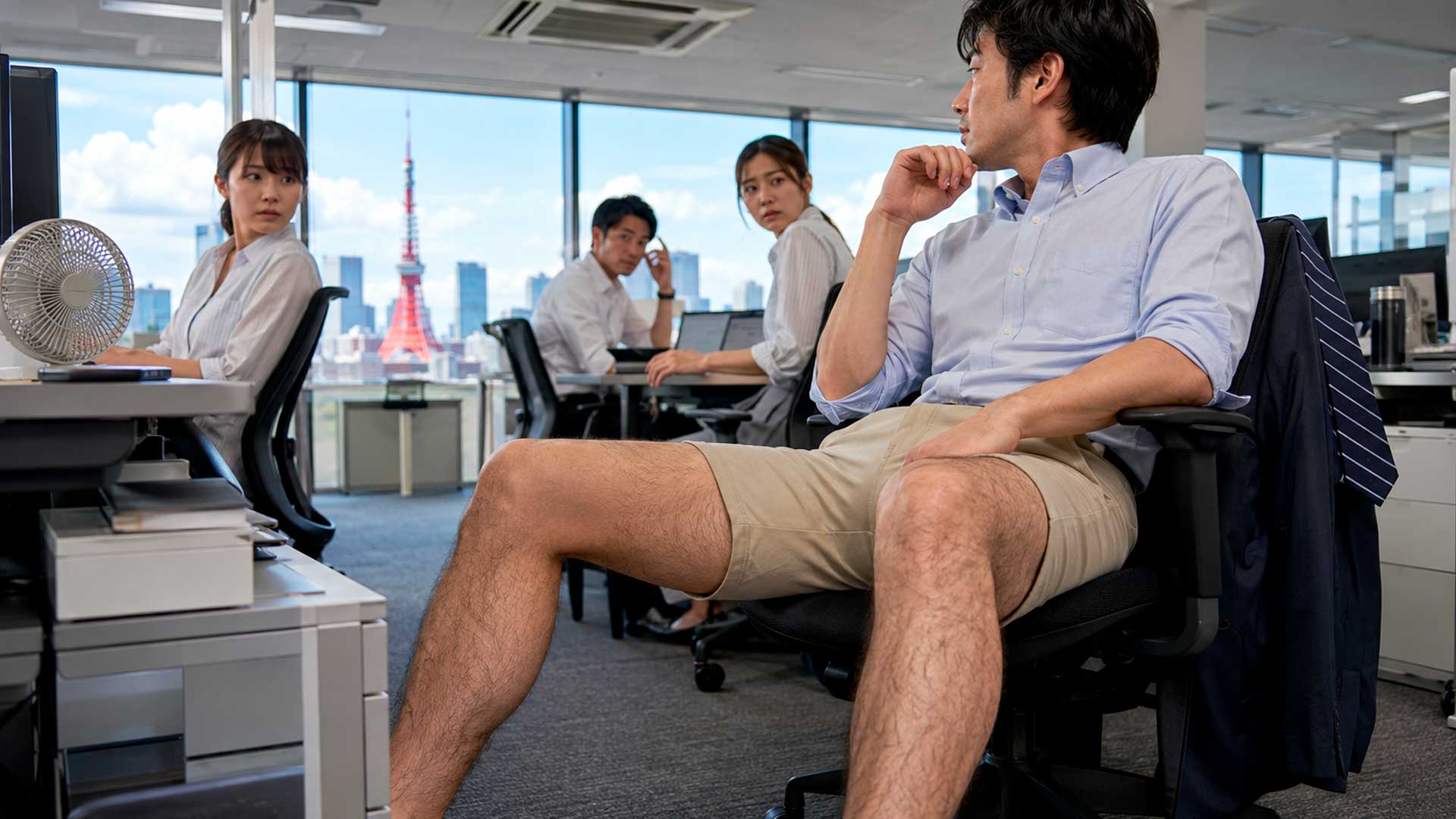 Japão libera bermudas nos escritórios após recorde de calor