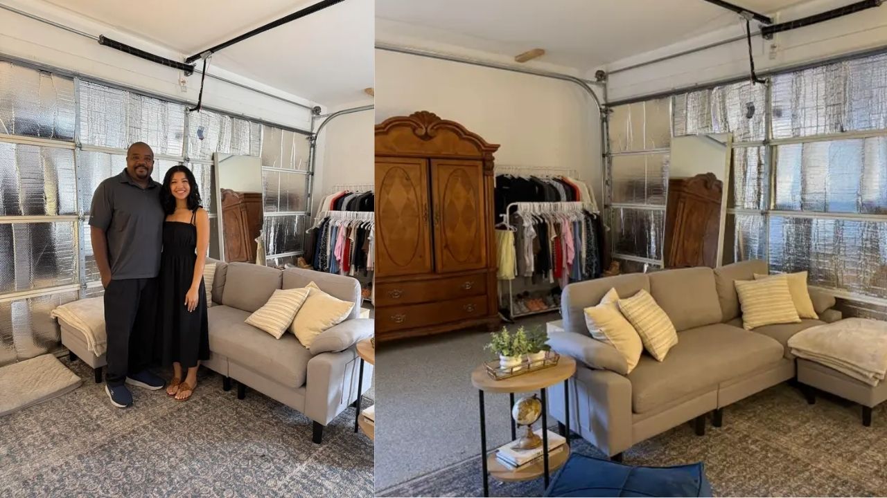 Jovem de 21 anos voltou para a casa dos pais no Arizona, mas não para o quarto antigo o pai fechou parte da garagem, criou apartamento privativo e ajudou a cortar aluguel de US$ 2 mil (1)