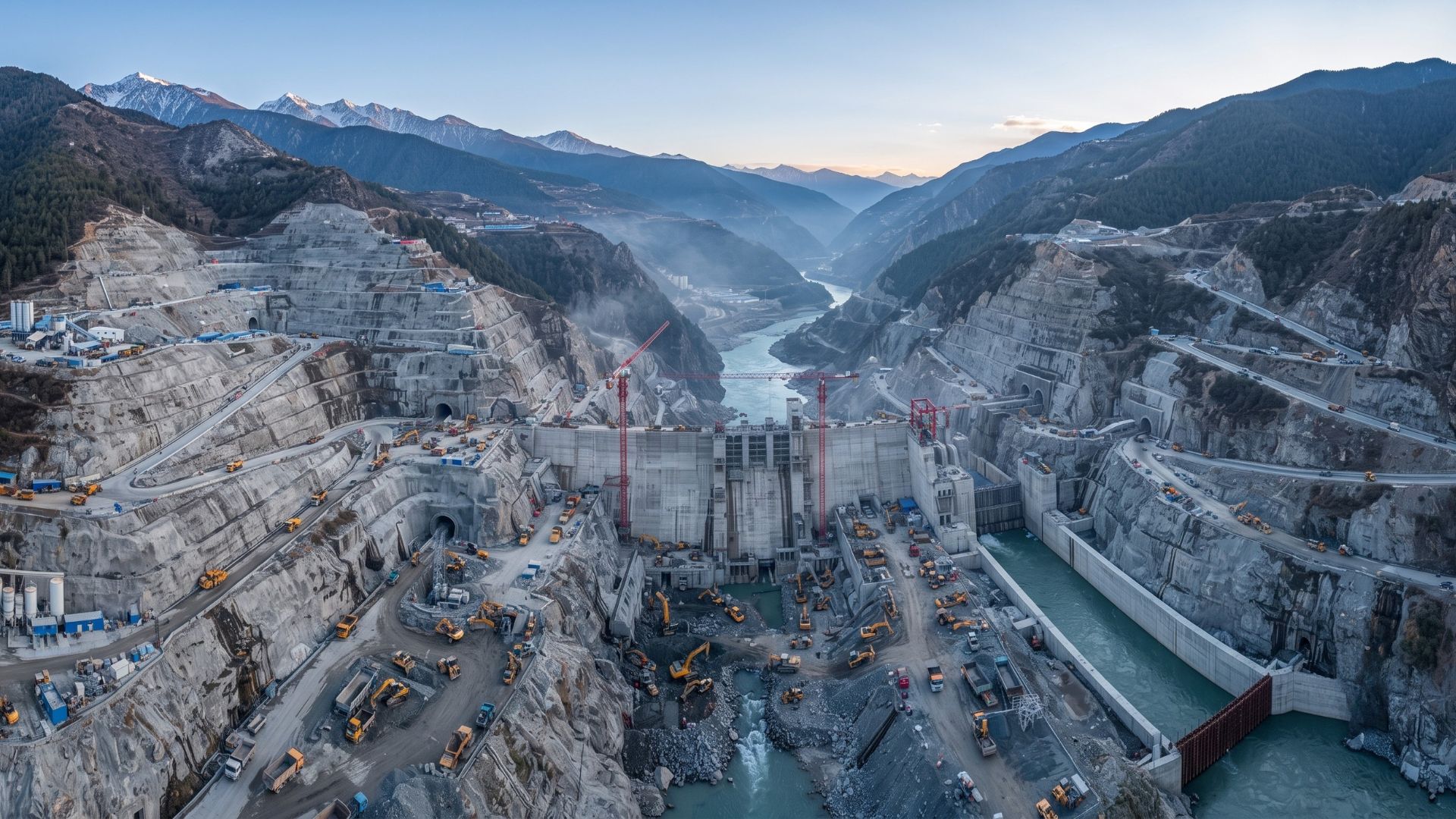 Maior projeto hidrelétrico da China começou no Tibete com cinco barragens em cascata e investimento bilionário
