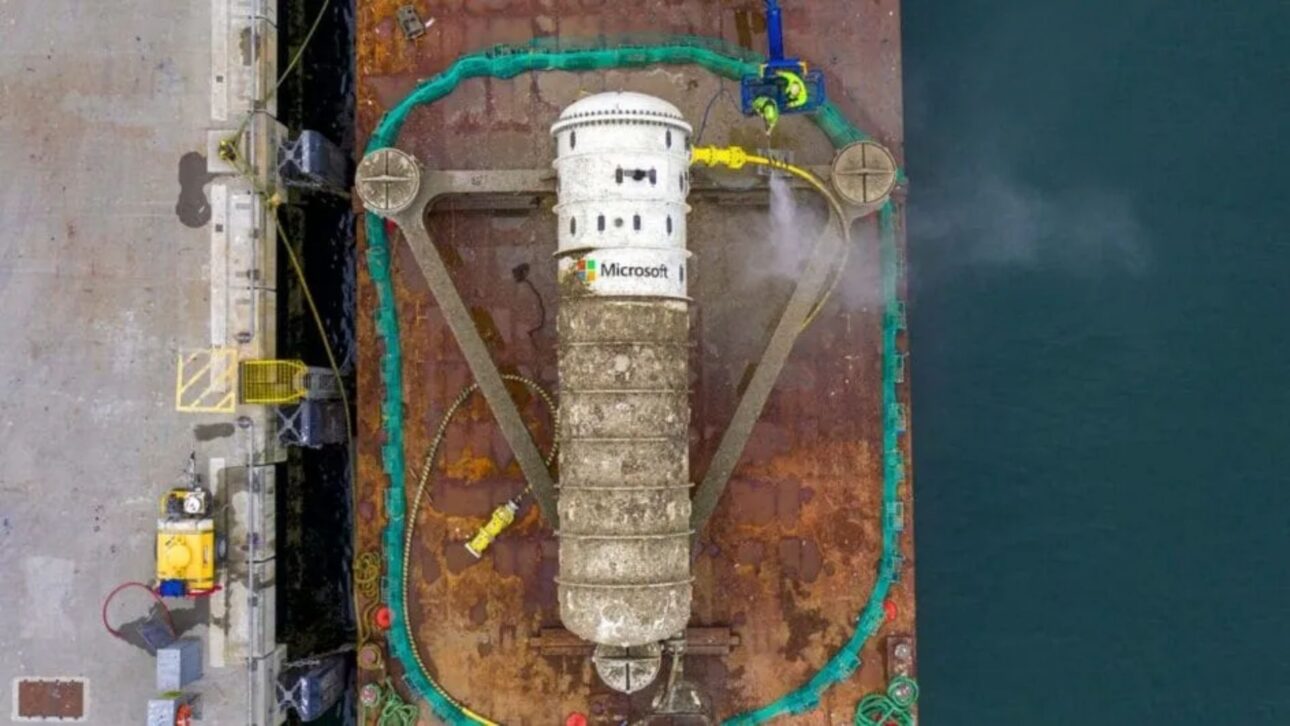 El tubo tiene 12,19 metros de longitud, el mismo tamaño de un contenedor comercial. (Foto: Reproducción, Microsoft)