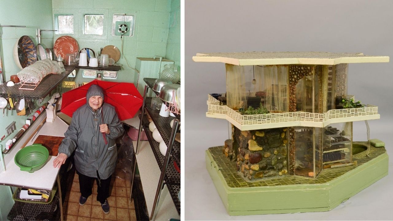Mulher que passou mais de 20 anos inventando uma casa que se limpava sozinha recebeu patente em 1984 e transformou ralos, pisos inclinados, jatos de água e armários inteligentes em arma (4)
