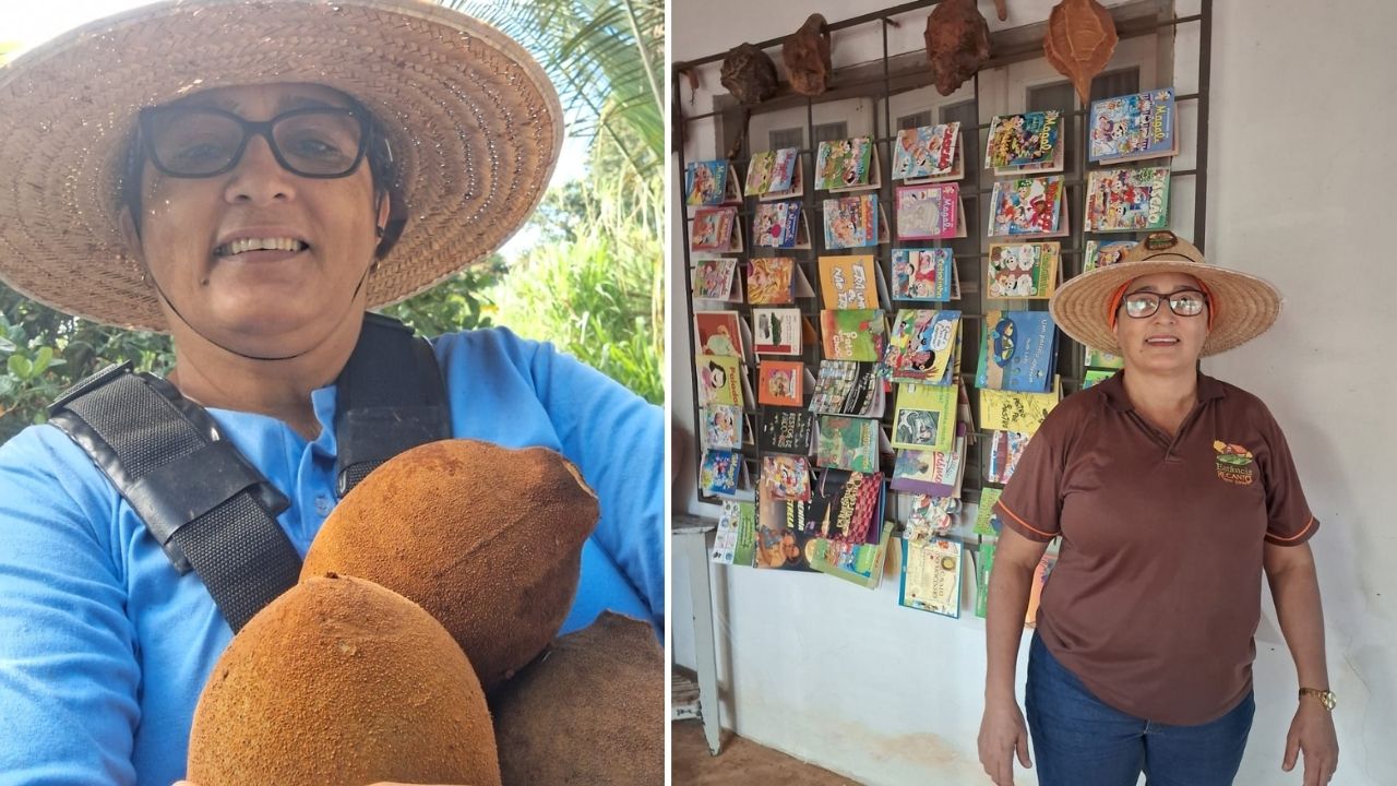 Mulher transformou área degradada de apenas 4 hectares em referência de agricultura familiar, diversificou a produção com frutas, verduras, mandioca e urucum, criou agroindústria para