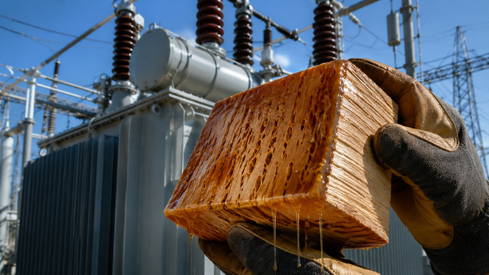 Pesquisa com madeira densificada mostra como isolamento para transformadores elétricos pode ganhar resistência ao calor