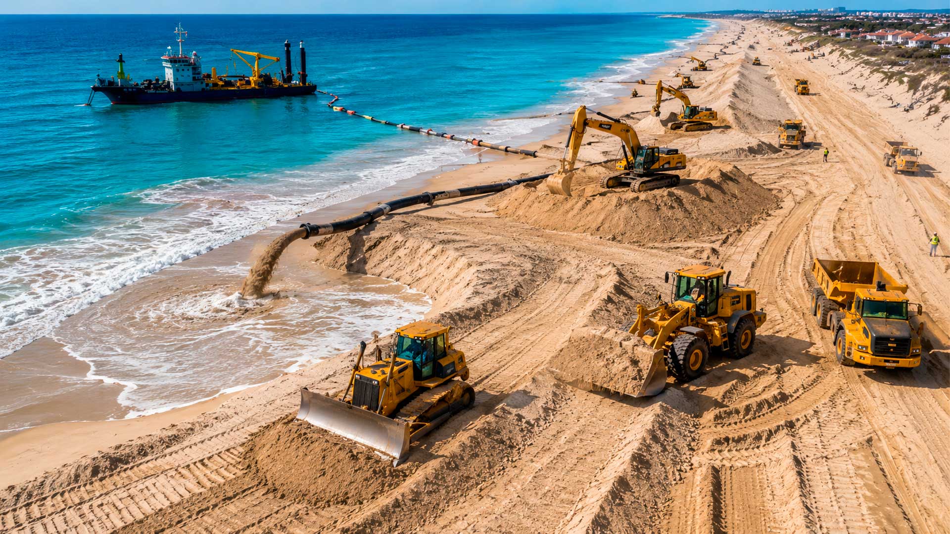 Portugal investe 14,9 milhões de euros para repor 1,4 milhão de m³ de areia e recuperar 6,7 km de praias no Algarve