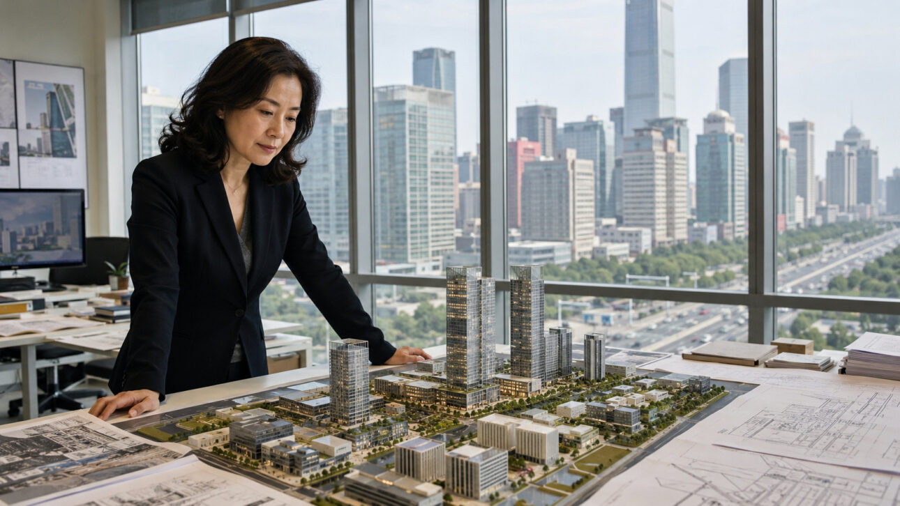 Commercial buildings became part of the new urban landscape of Beijing