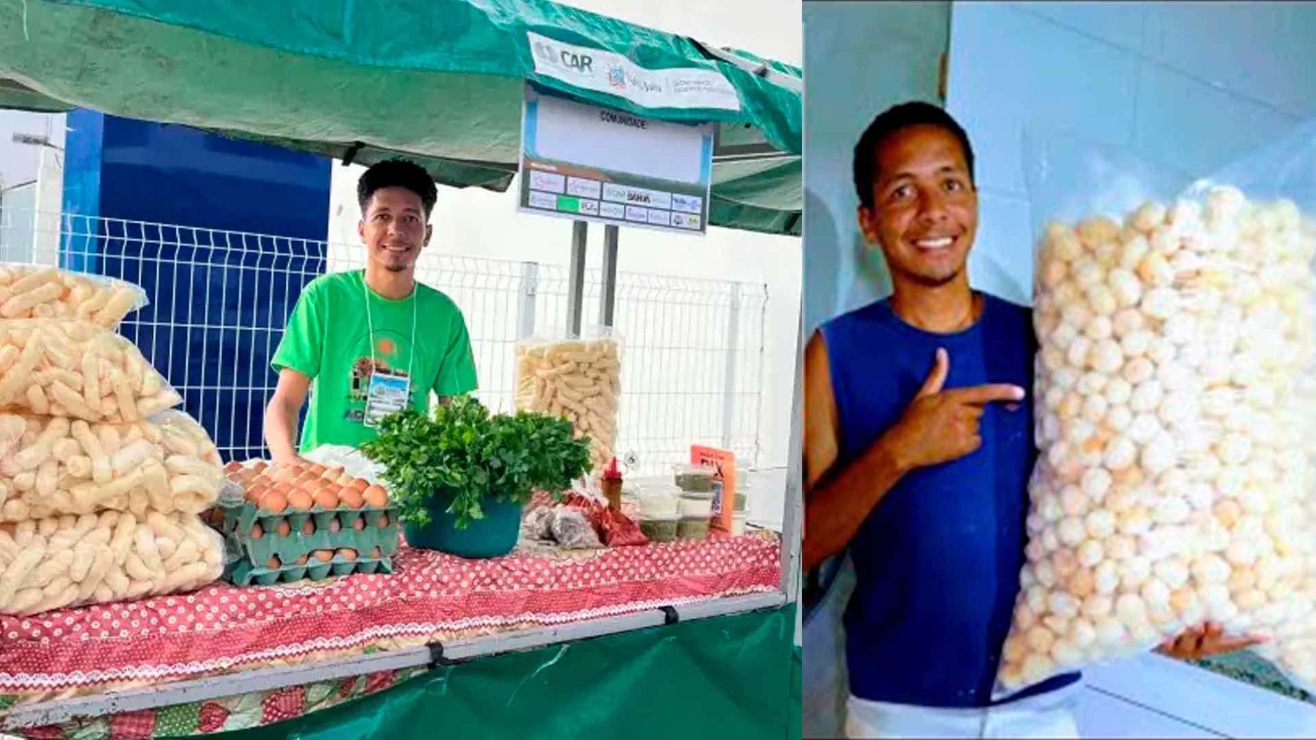 Produtor rural de Cândido Sales transforma venda de pães, bolos e biscoitos em principal fonte de renda após prejuízo na criação de galinhas