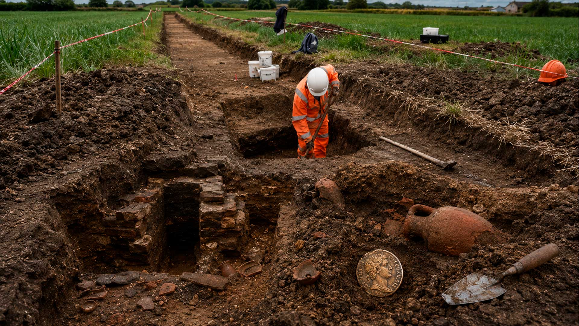 Programa arqueológico da ferrovia Oxford–Cambridge conclui 1.000 trincheiras e encontra moedas romanas, cerâmicas da Idade do Ferro e vestígios de ocupação antiga