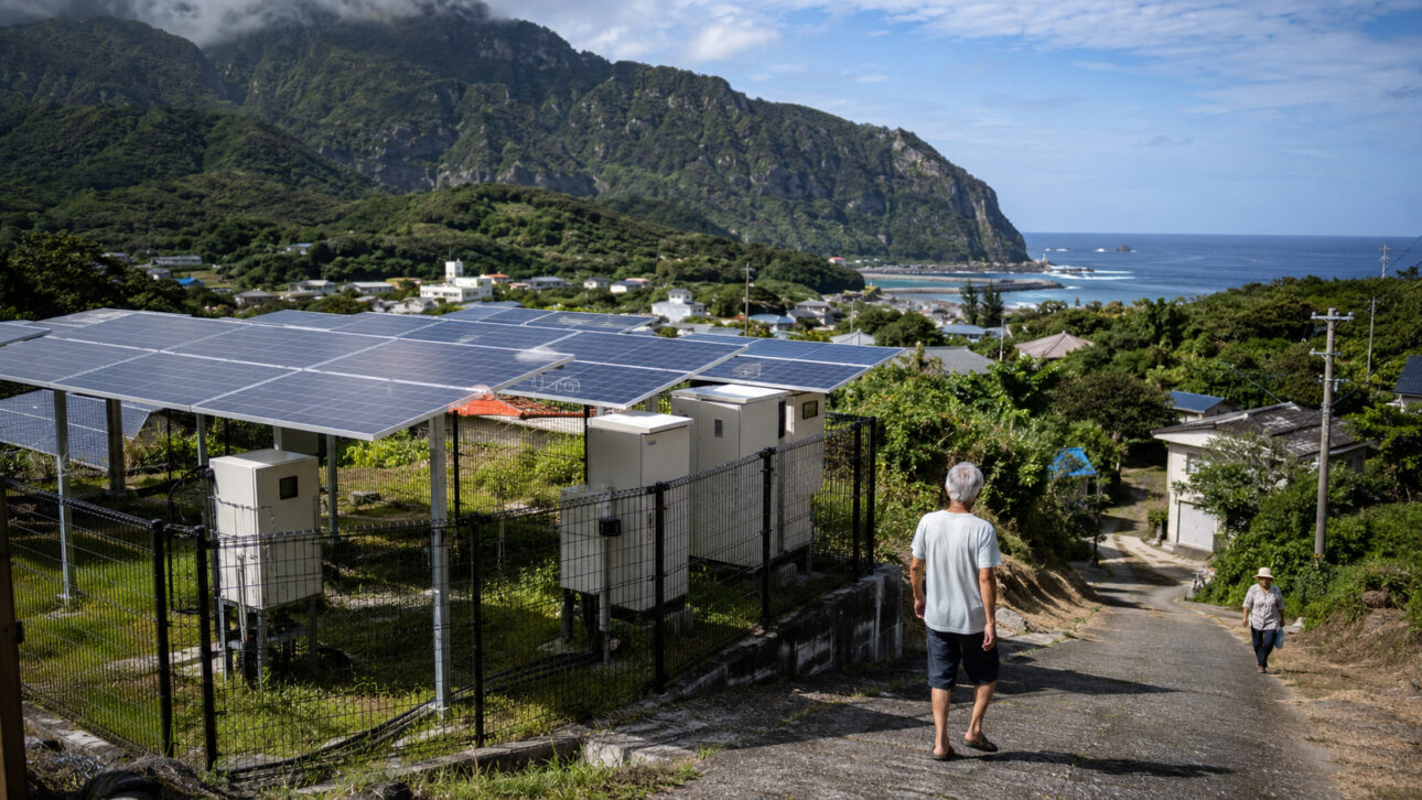 Proyecto de tres años intenta hacer que Hahajima funcione solo con energía solar durante la mitad del año