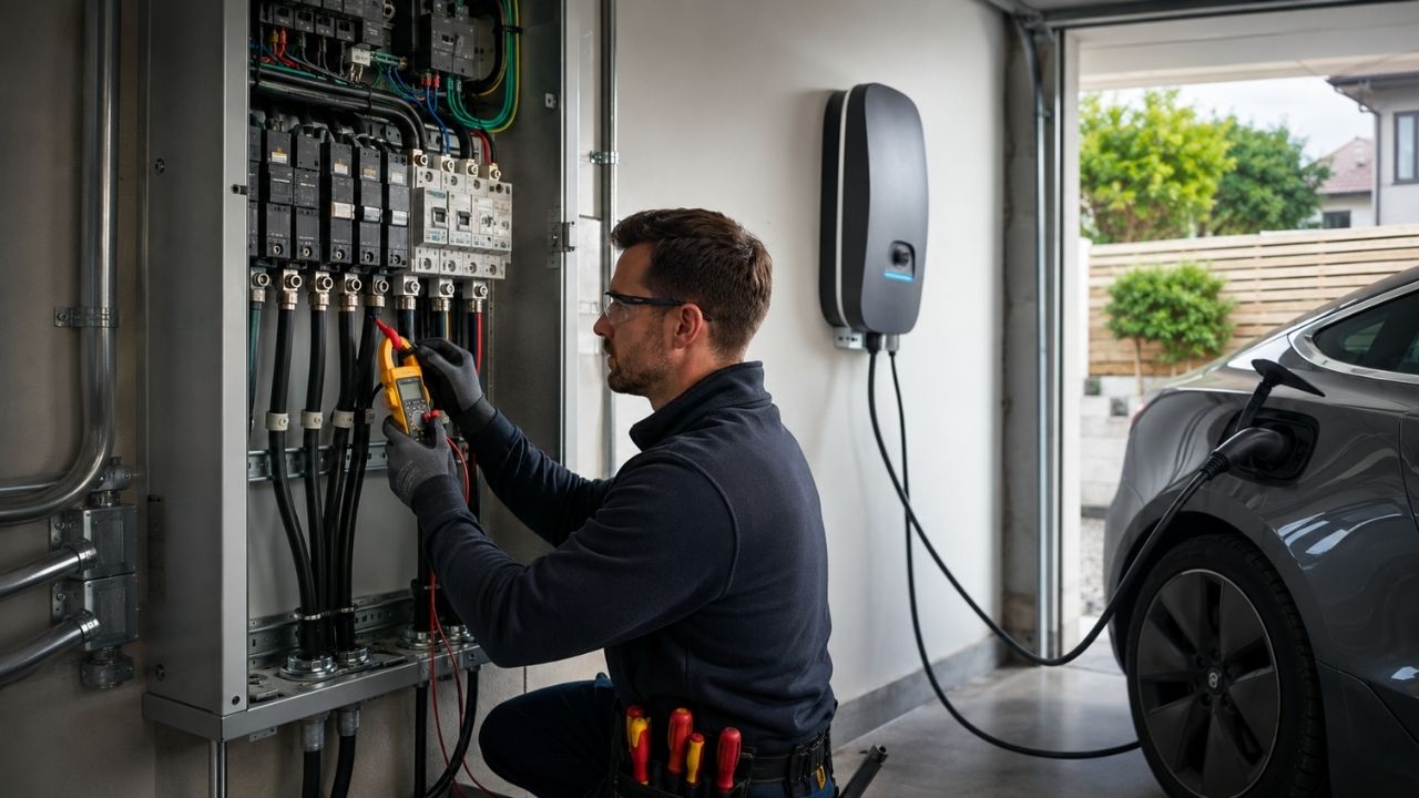 Carregador de carro elétrico: wallbox, quadro elétrico, circuito exclusivo e aumento de carga podem elevar a instalação acima de R$ 15 mil.