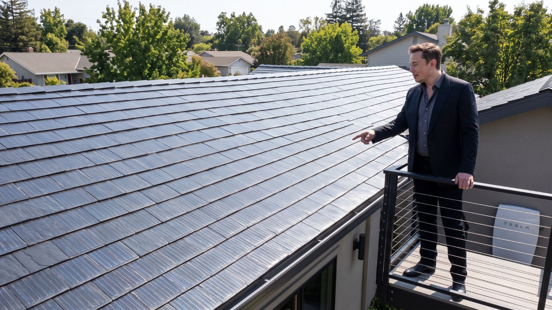 O que aconteceu com a telha solar da Tesla, anunciada por US$ 21,85 a cada quadrado de 30 cm por 30 cm de telhado