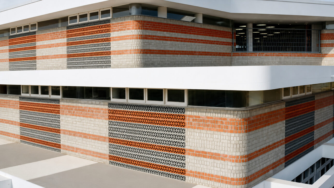 Red and gray bricks reveal the origin of the materials
