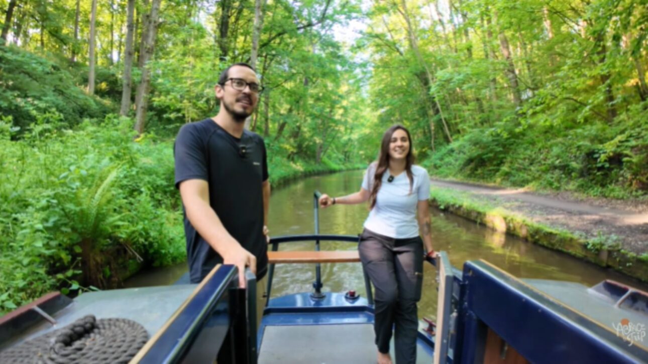 Pedro e Bruna, do canal de viagens Abrace a Trip