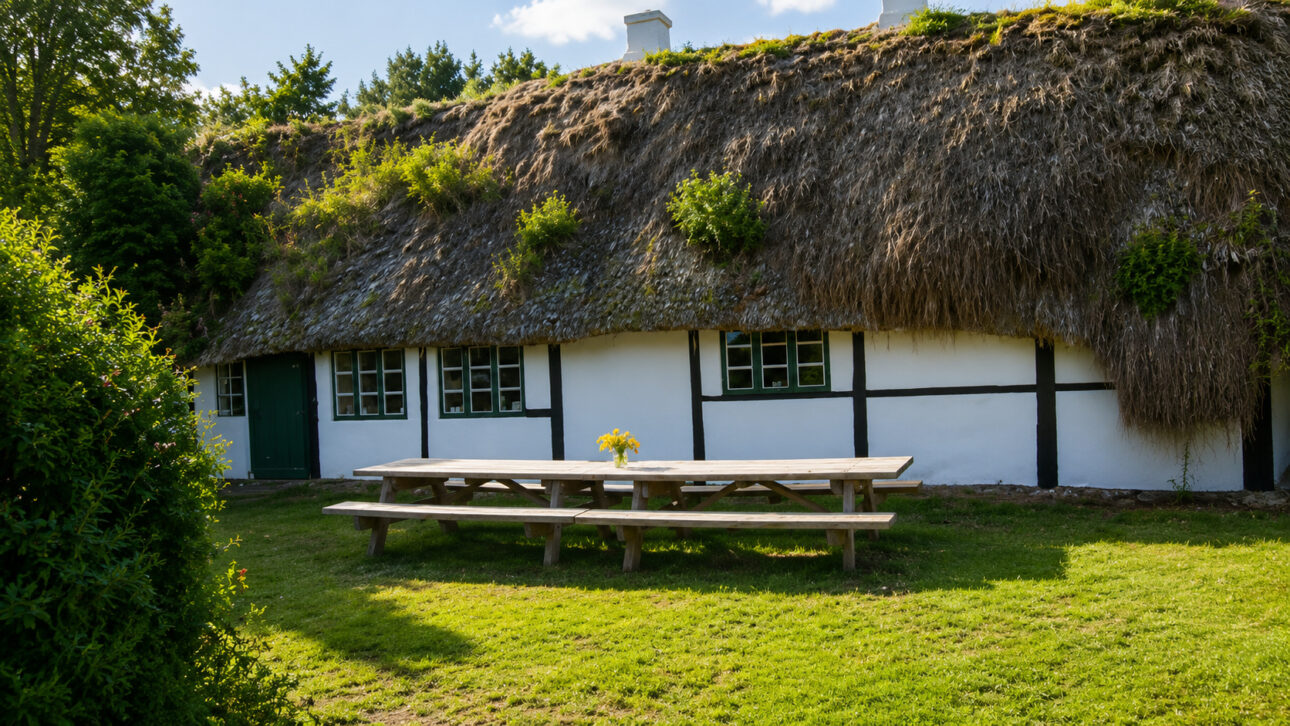 Techo de algas en Læsø muestra técnica de construcción tradicional preservada en Dinamarca