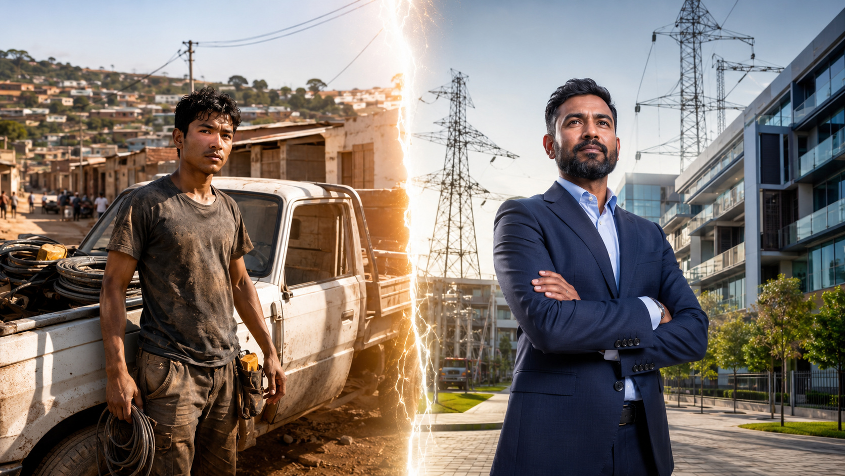 Vivian Reddy começou no setor de serviços elétricos com R500 e uma caminhonete emprestada.
