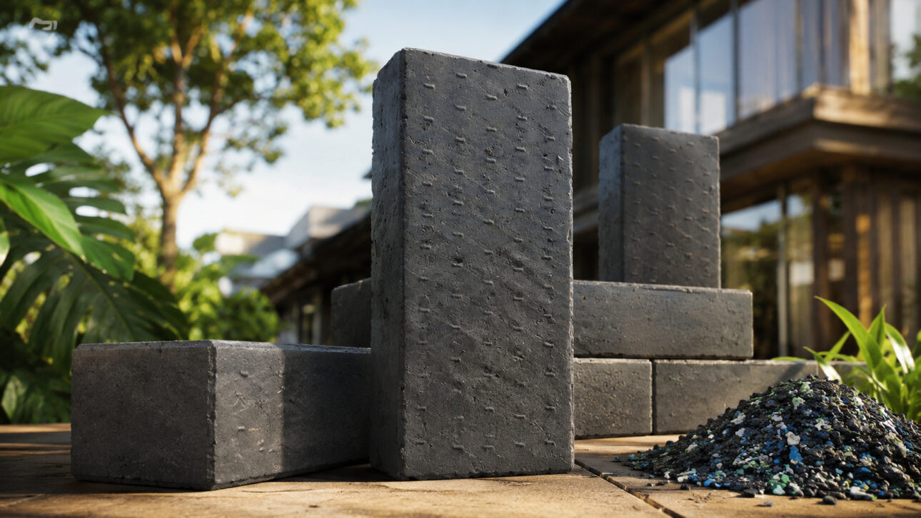 Young Moroccan created a system to recycle plastic collected by waste pickers, turning waste into construction blocks