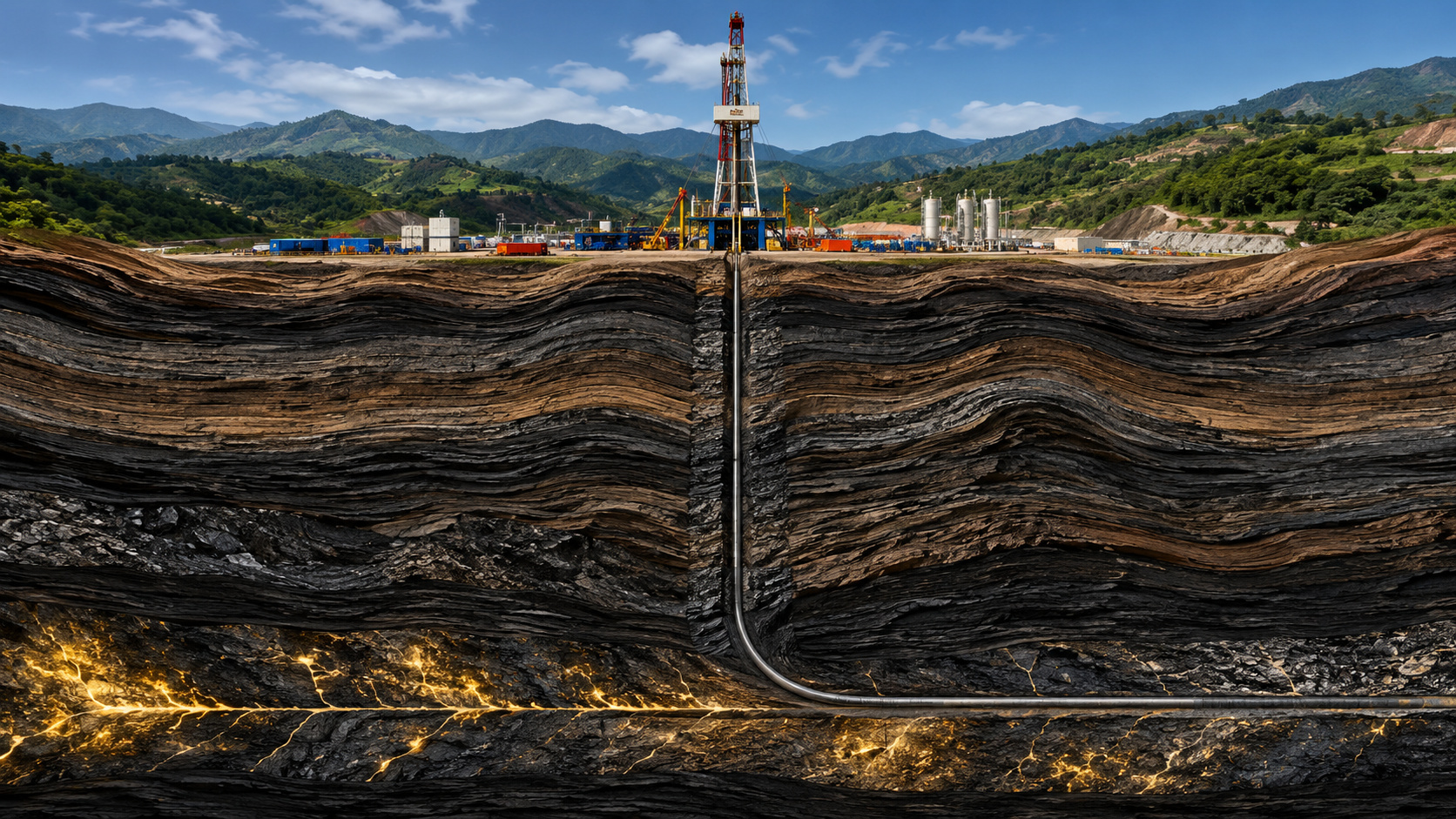 A quase 5 km abaixo da terra, China avança sobre depósito de gás de xisto de 10 trilhões de m³, capaz de produzir até 50 bilhões de m³ por ano