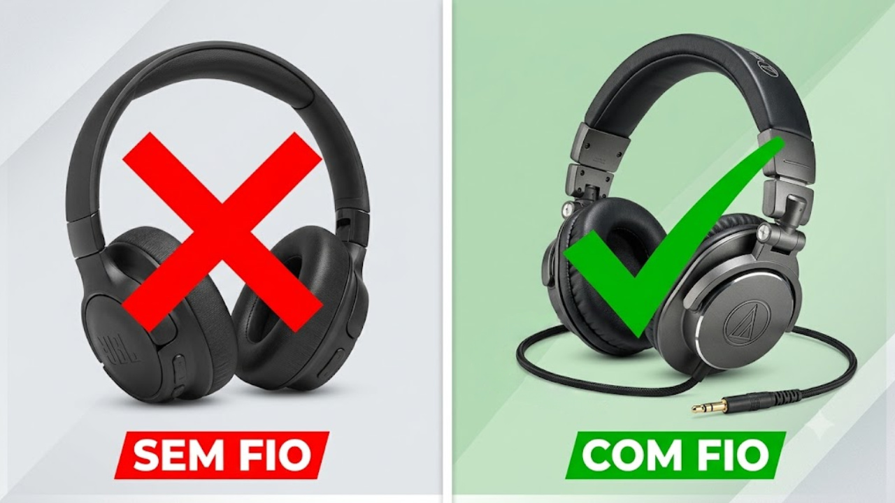 Na contramão da inteligência artificial, o ressurgimento dos fones de ouvido com fio em 2025 revela o desejo dos jovens por privacidade e desconexão.