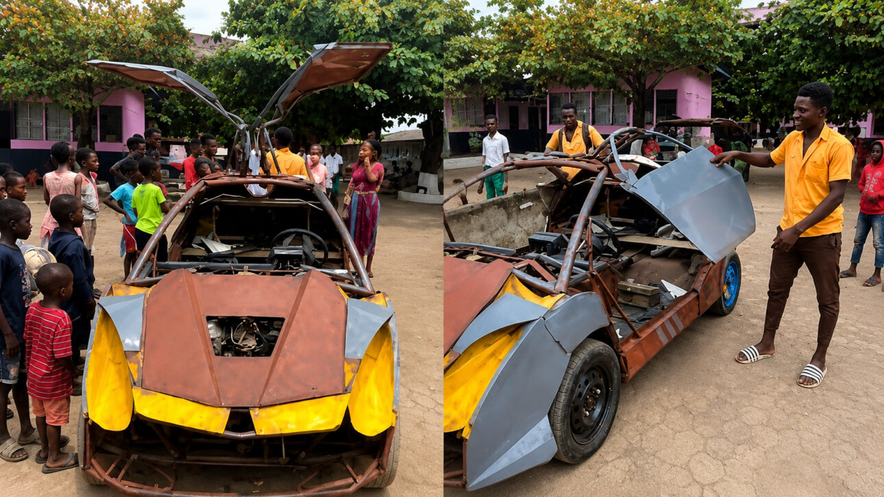 Driven by passion since childhood, Kelvin turned scrap into a functional sports car, showing that creativity, persistence, and self-taught learning can overcome financial limitations and defy expectations.